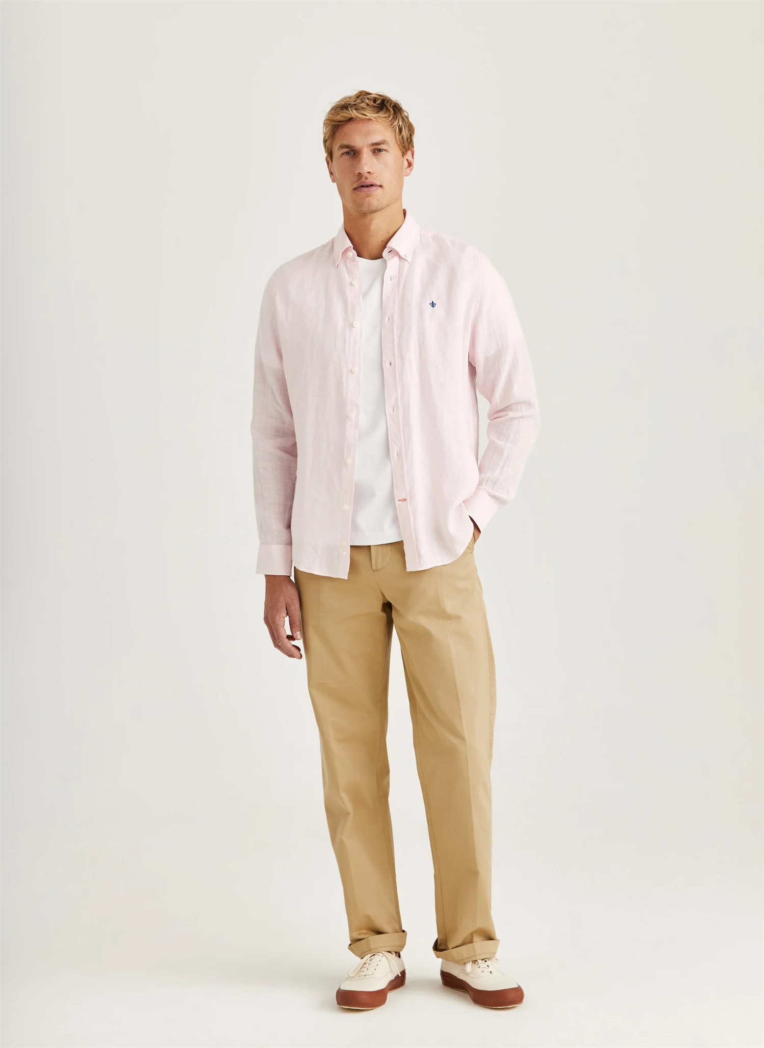 Douglas Linen Shirt-Classic Fit