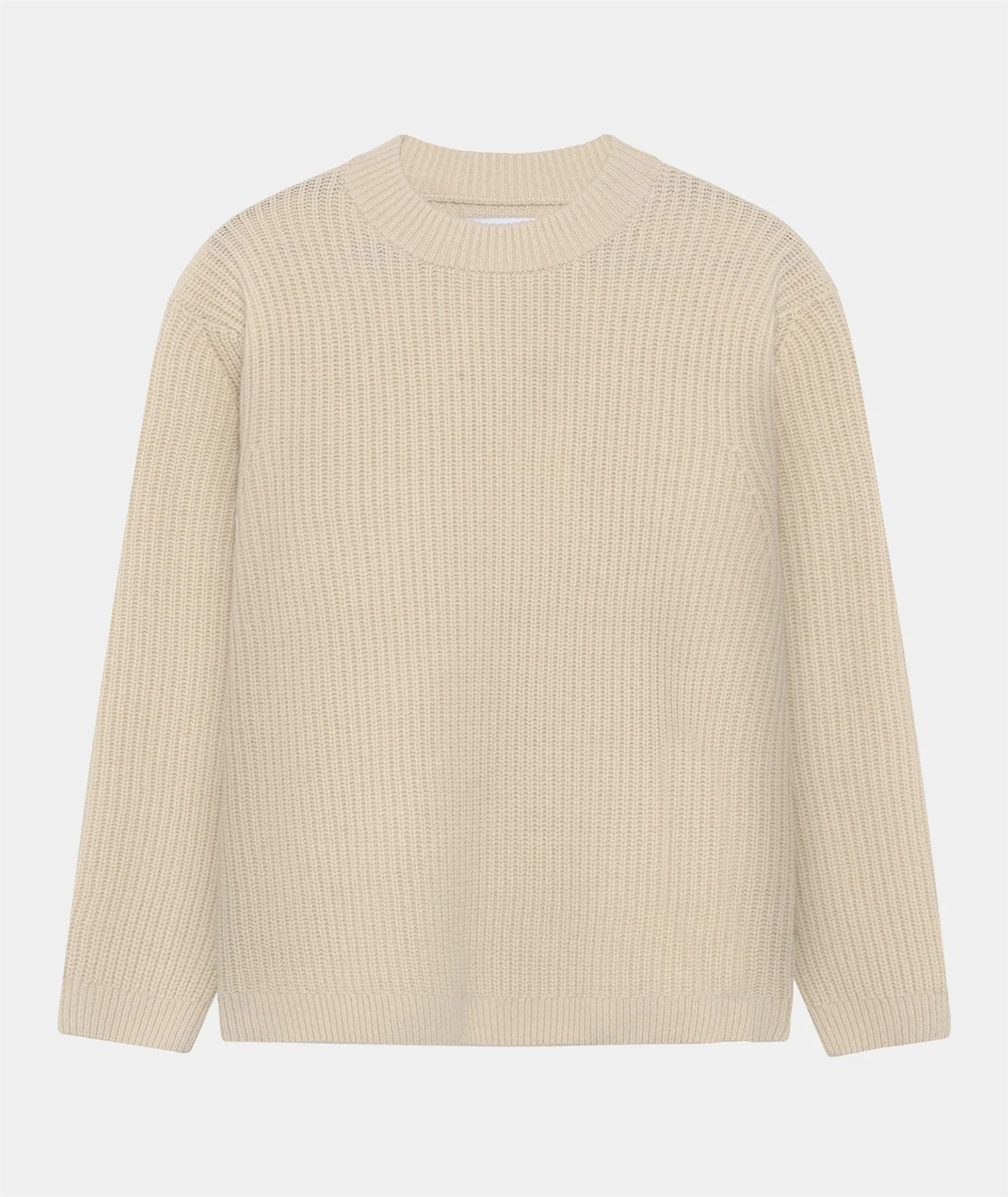 Boxy Wool Knit - Bone