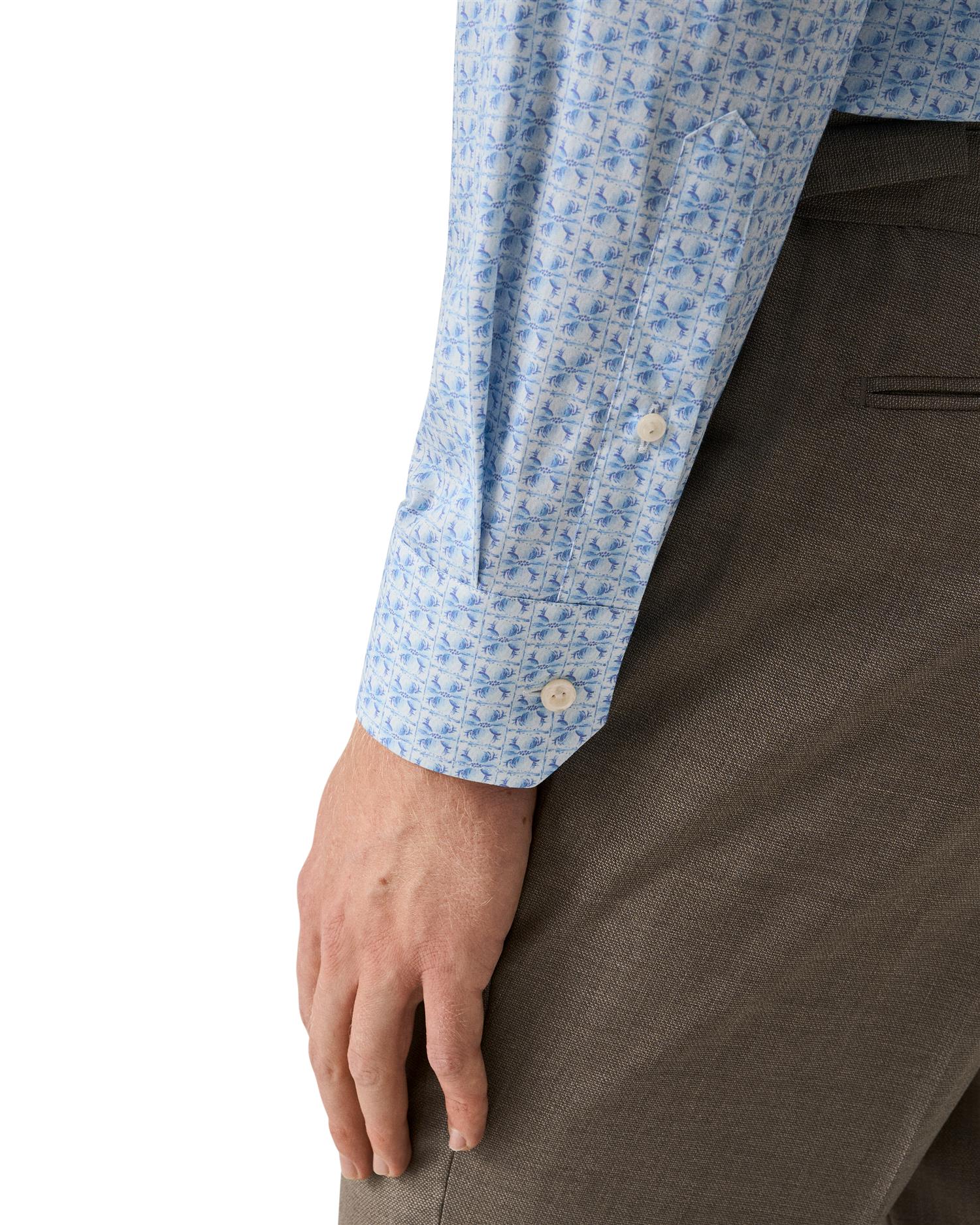 Slim Floral Signature Poplin Shirt