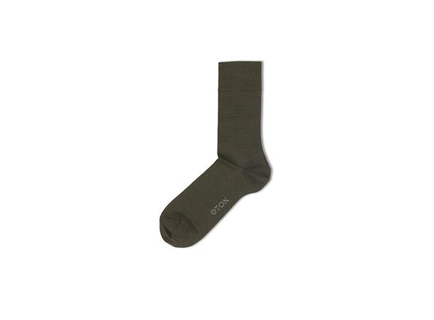 Eton Fine Wool Plain 6E2167 Olive 41-45