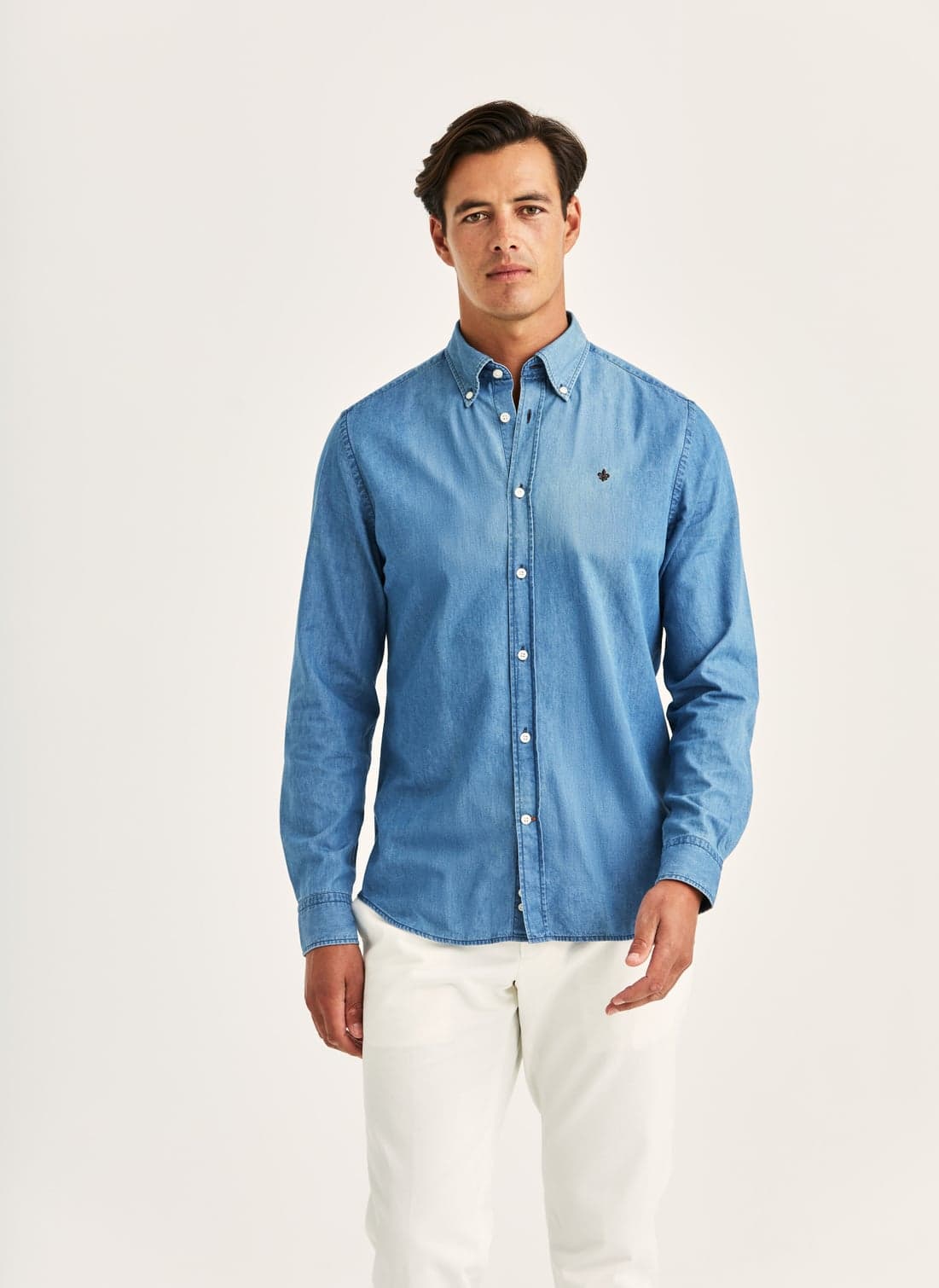 Light Denim Shirt-Slim Fit