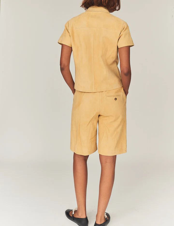 Suede Camp Shirt