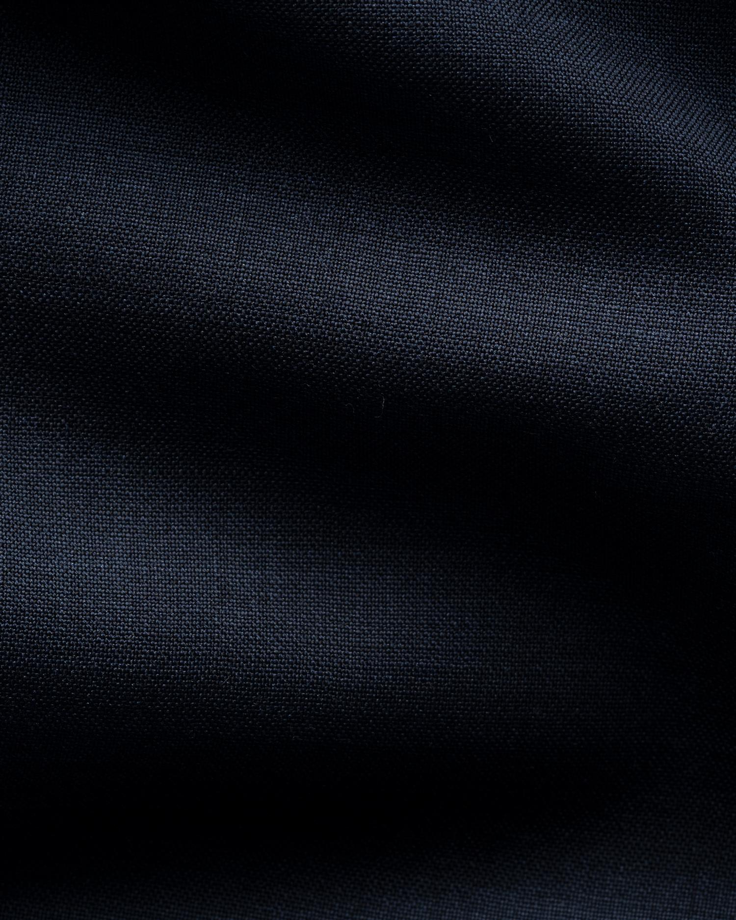 Navy blue Solid Merino Shirt