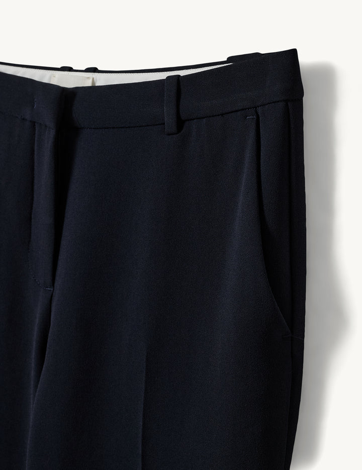 Crepe Wide Pants