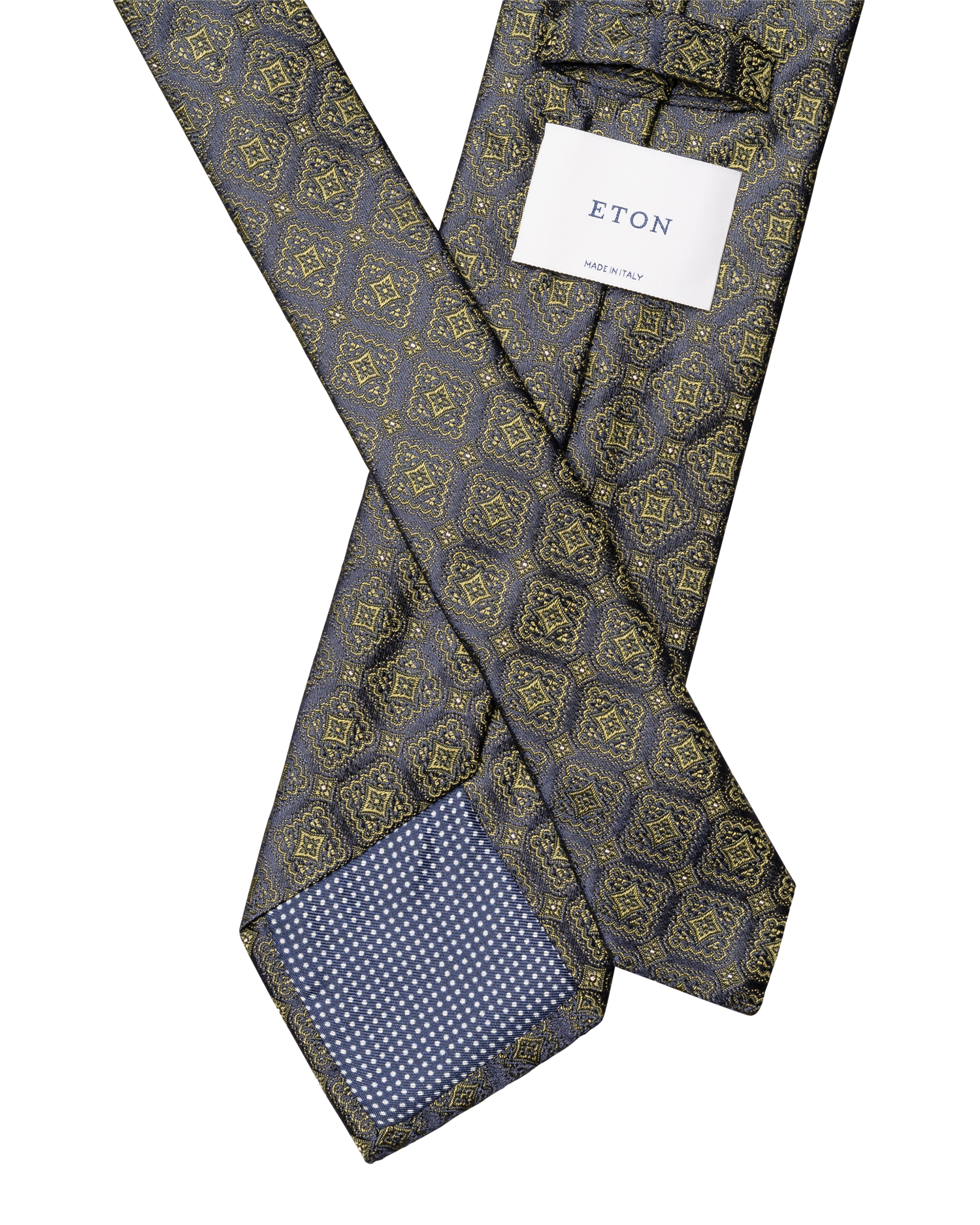 Medallion Woven Silk Tie