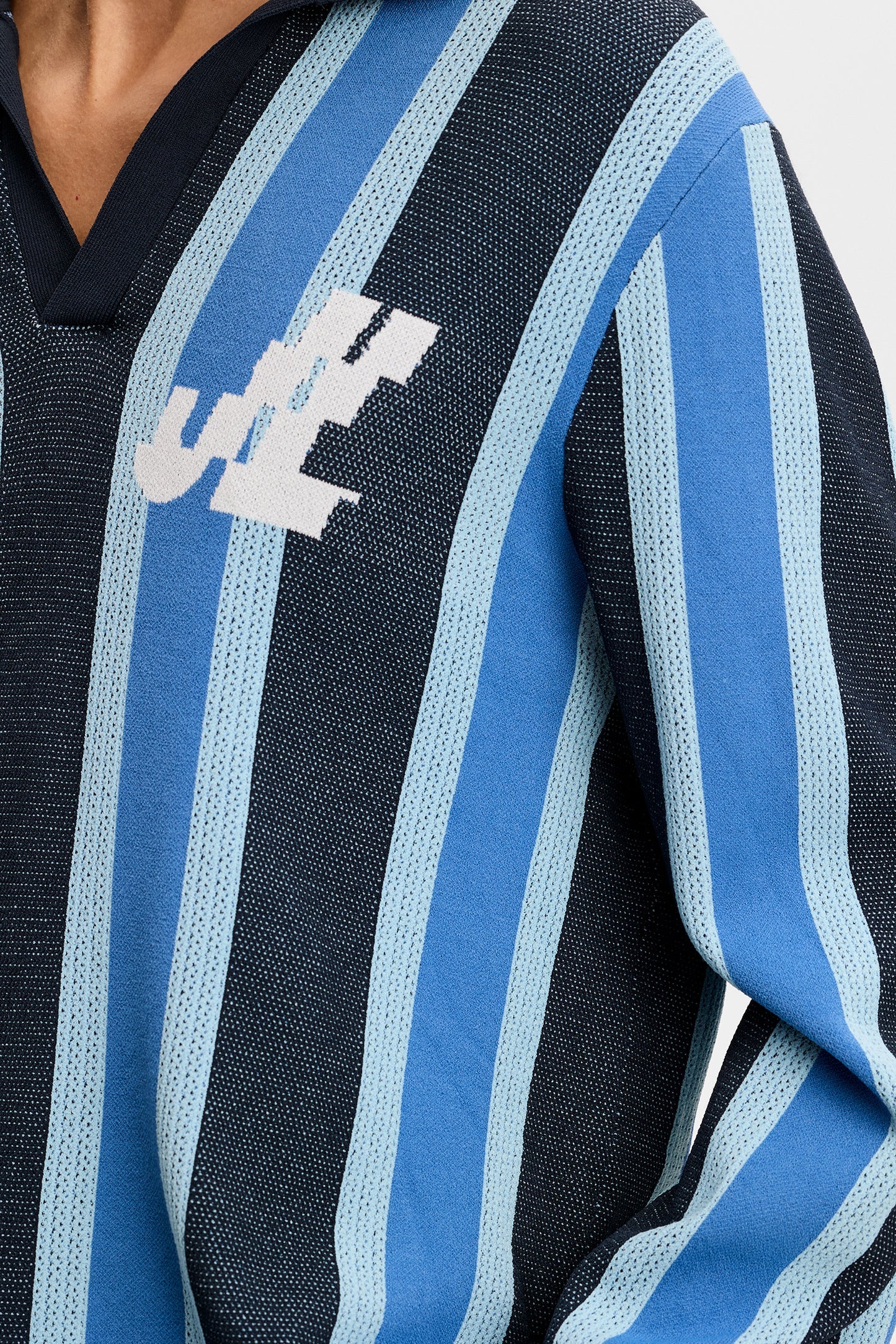 Silas Stripe Polo Knit