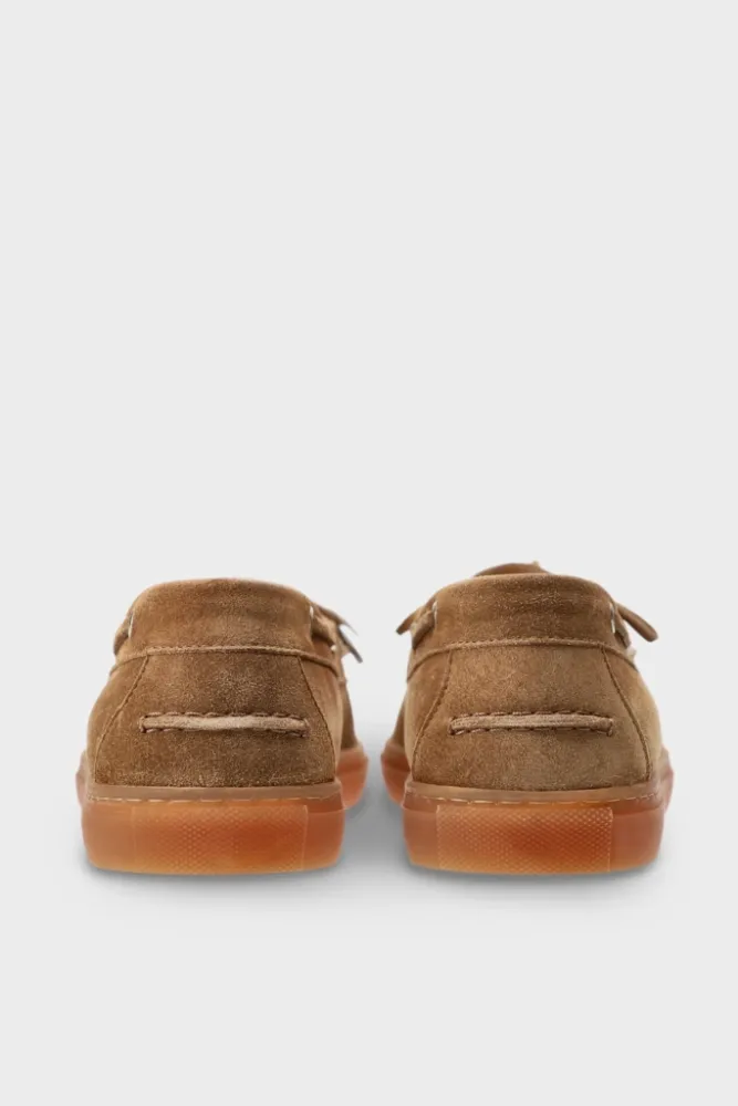 CPH160 Suede New Brown Båtsko