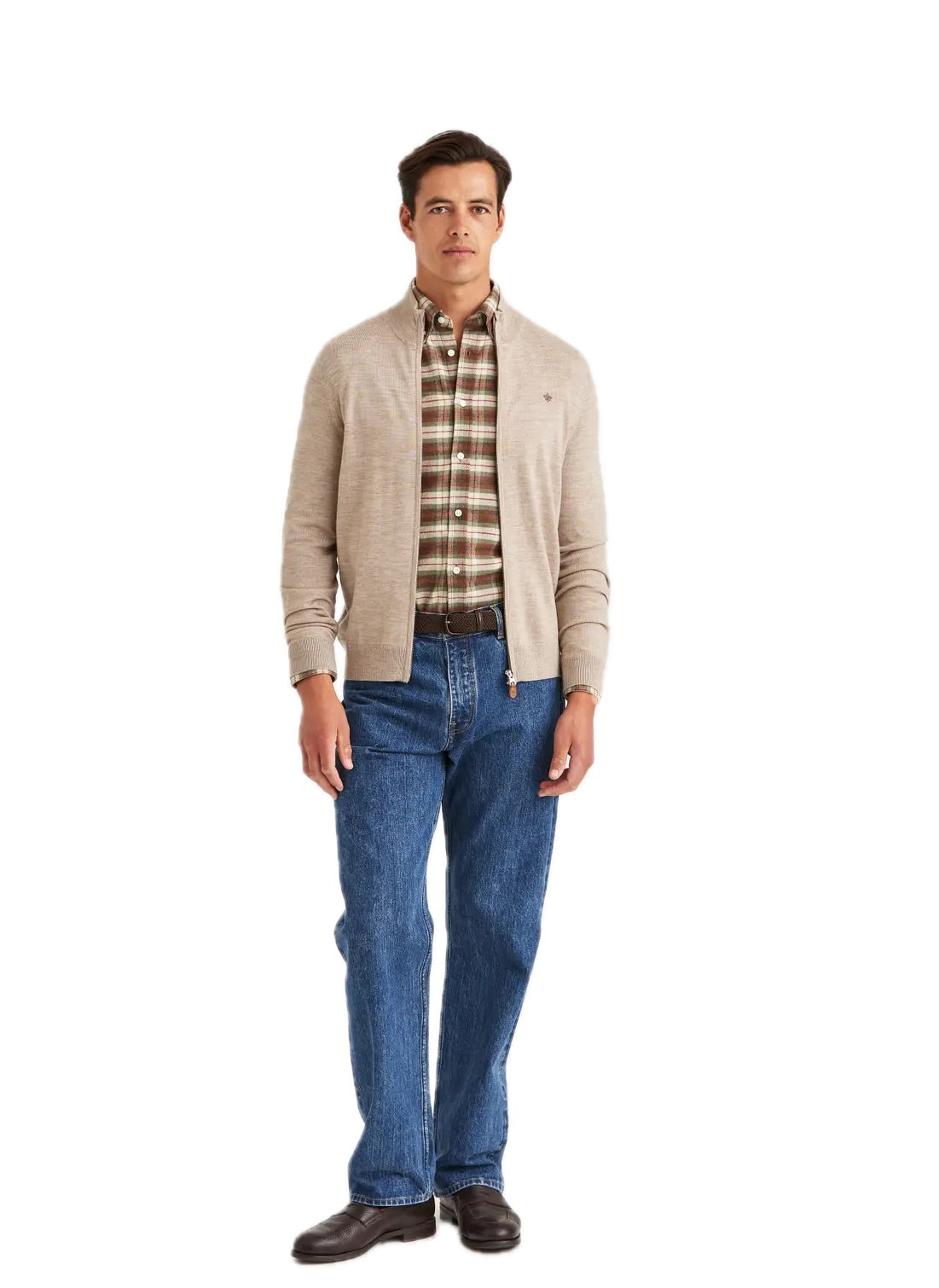 Merino Zip Cardigan