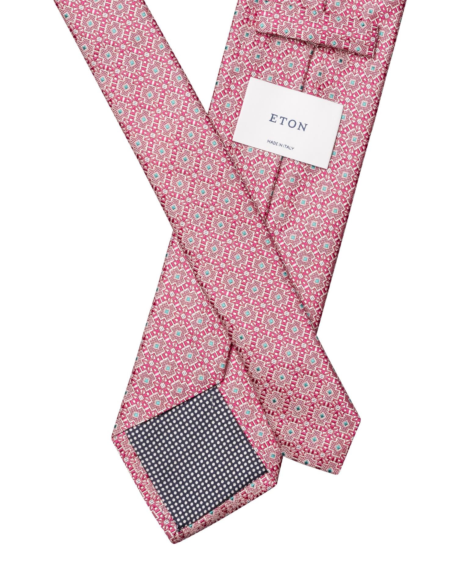 Medallion Woven Silk Tie