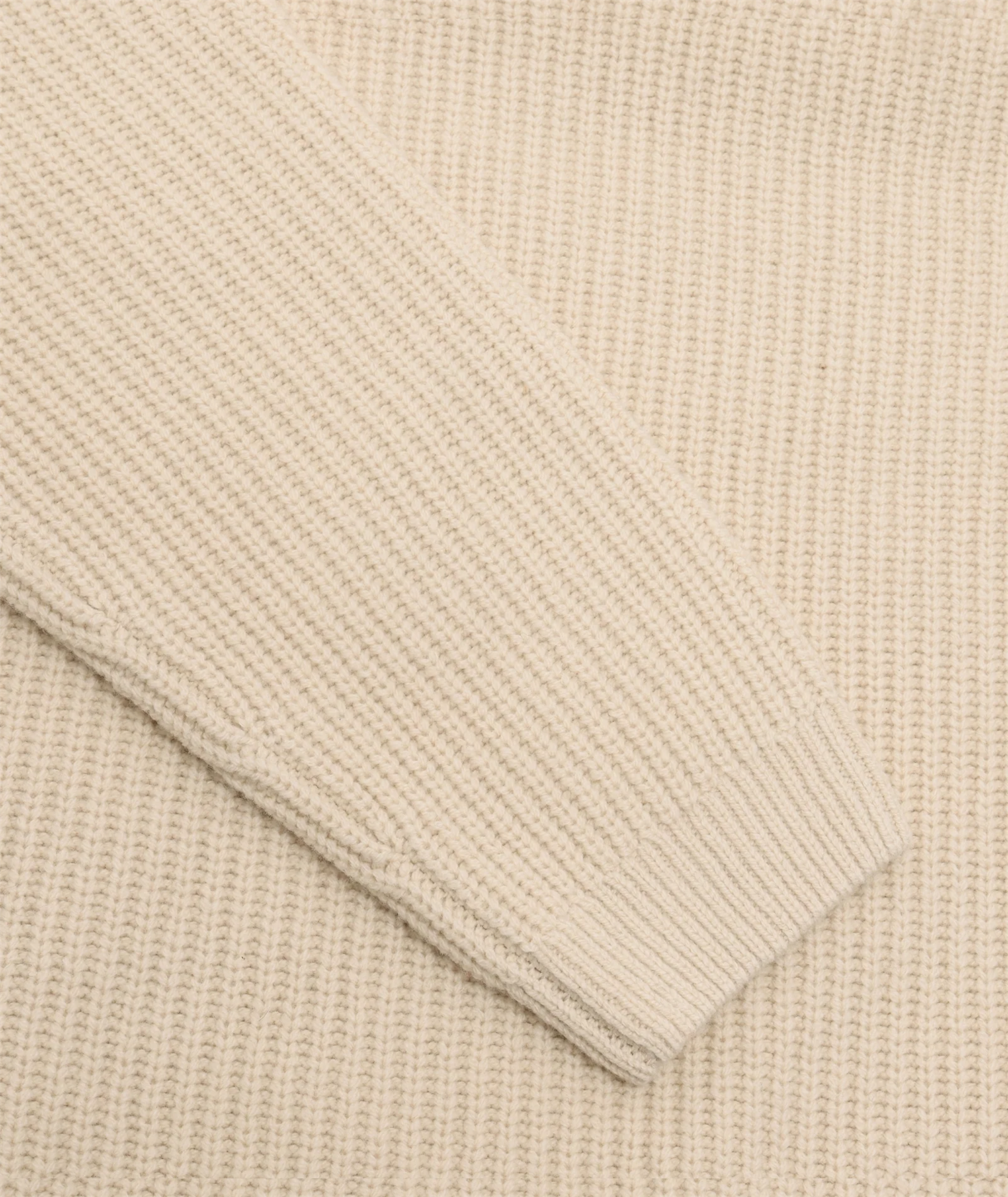 Boxy Wool Knit - Bone