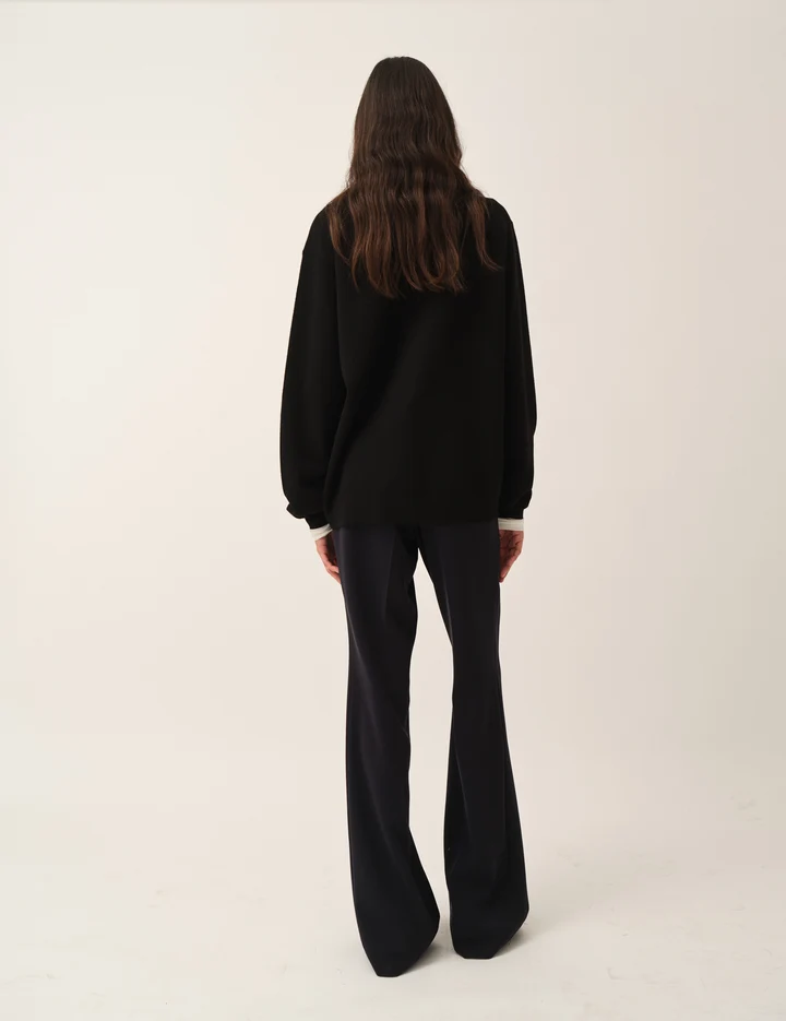 Crepe Wide Pants