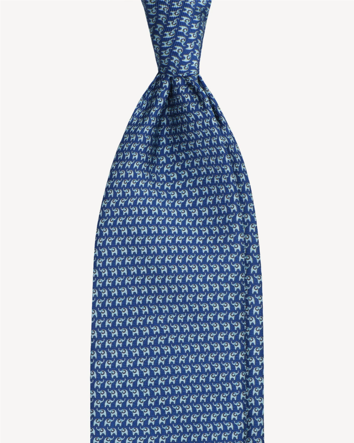 Animal Printed Selftipped Silk Tie