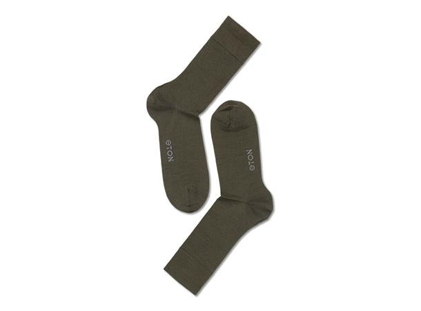 Eton Fine Wool Plain 6E2167 Olive 41-45