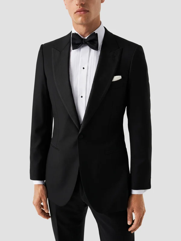 Slim Fit White Plissé Shirt