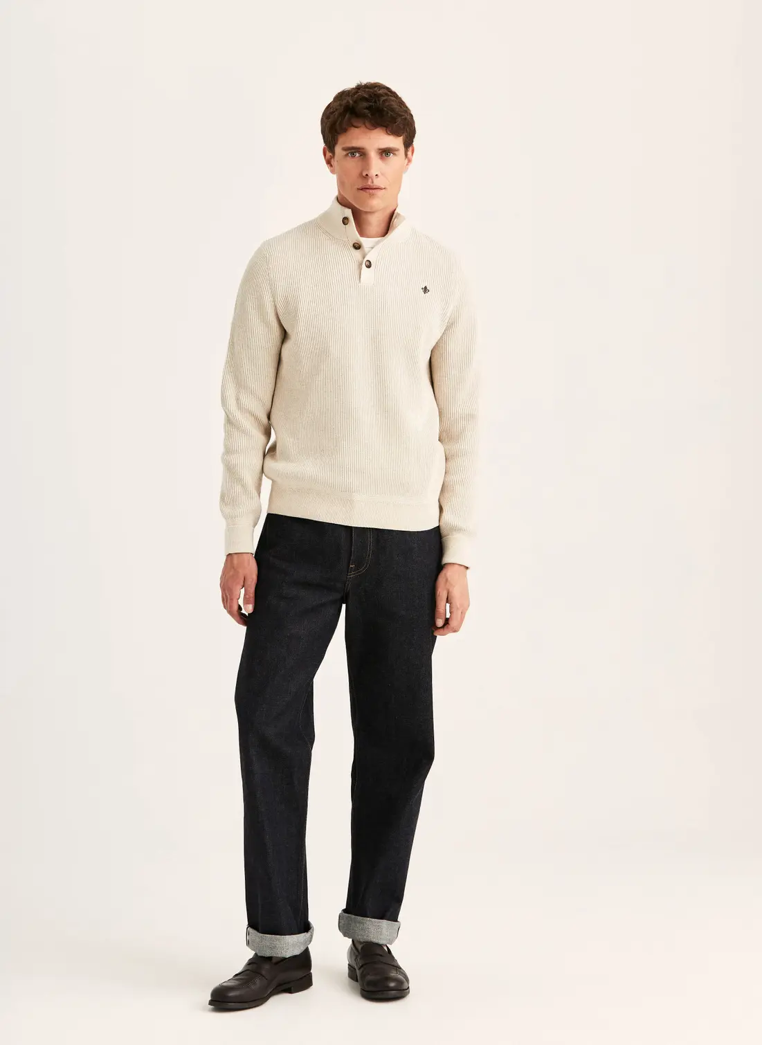 Niall Half Button Sweater