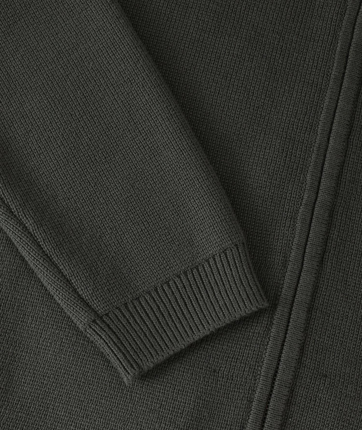 Zipper Knit Cardigan - Bosco