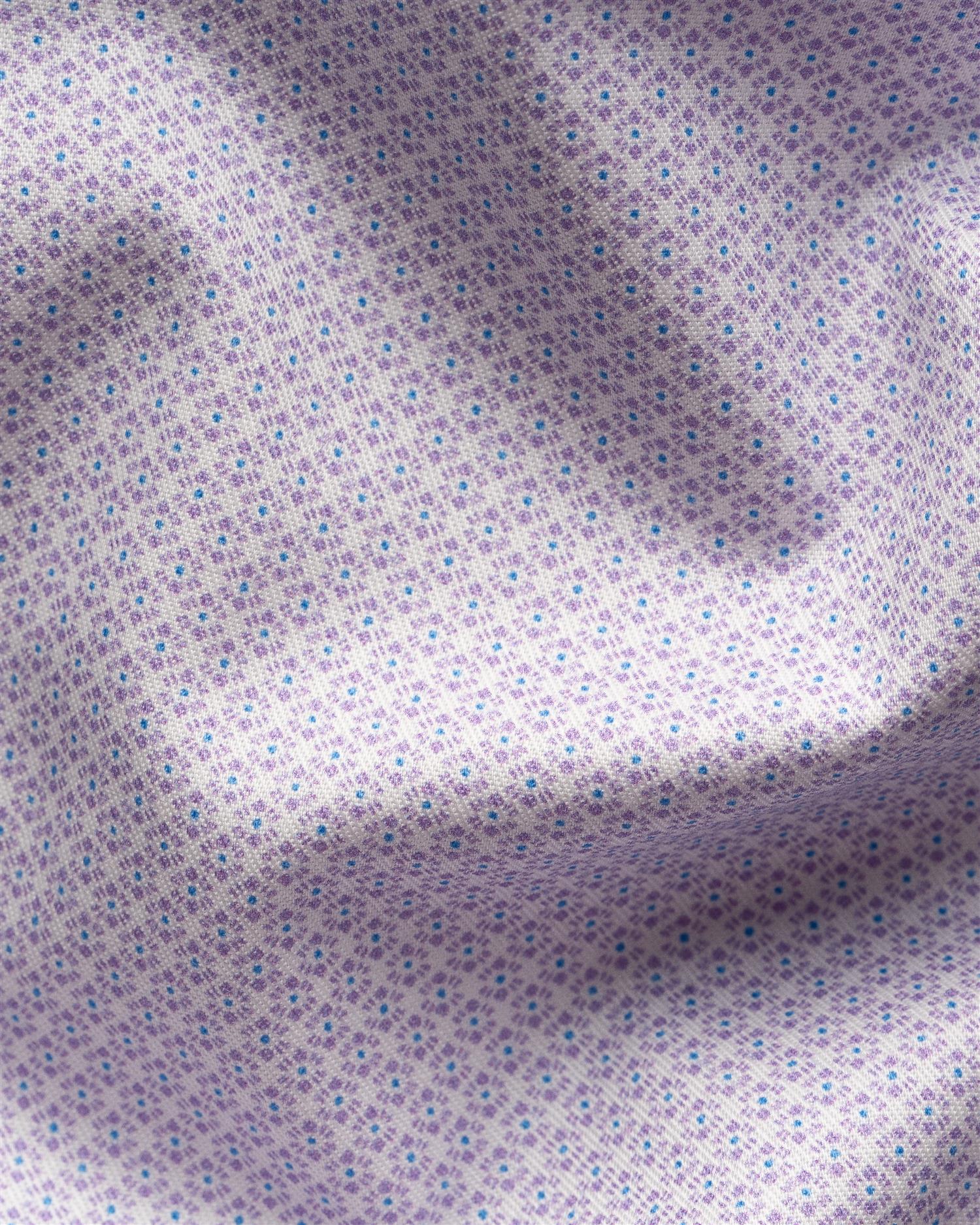 Contemporary Geometric Signature Twill Shirt