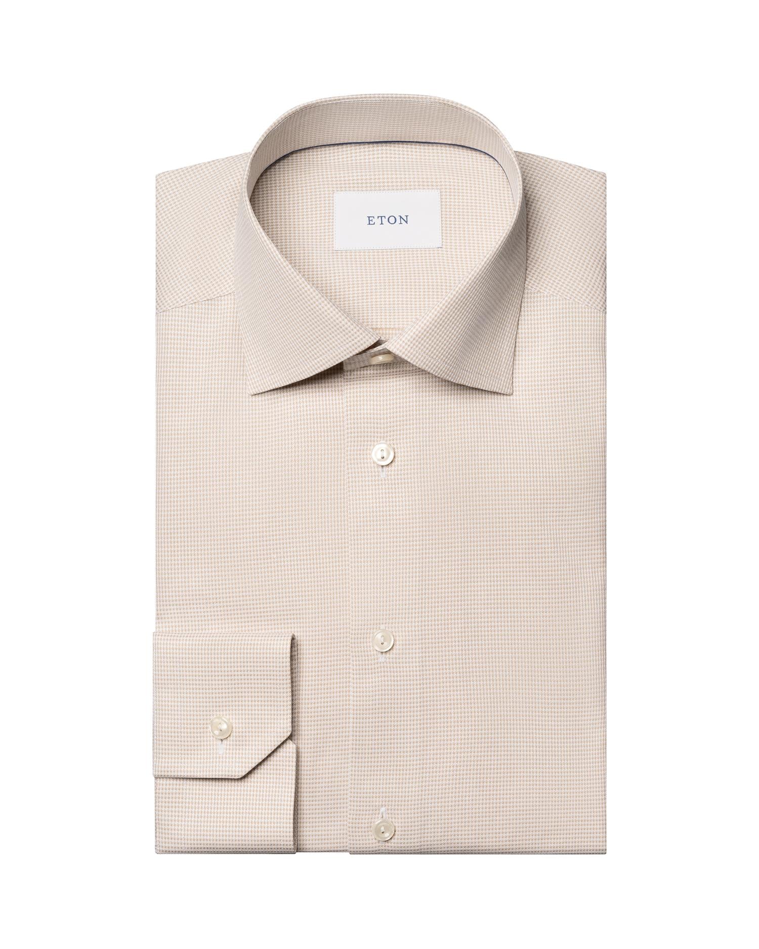 Slim Houndstooth Signature Twill Shirt