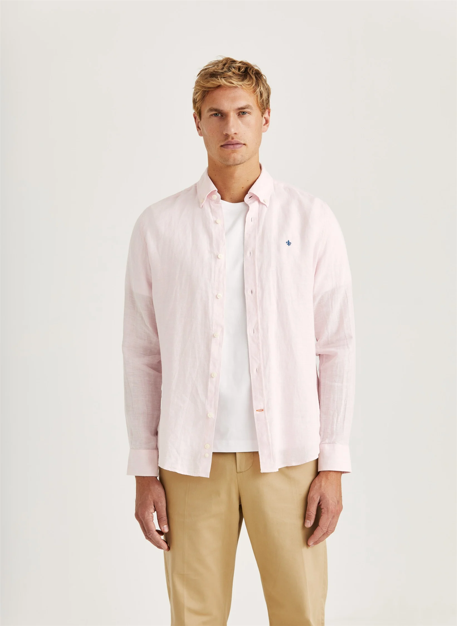 Douglas Linen Shirt-Classic Fit