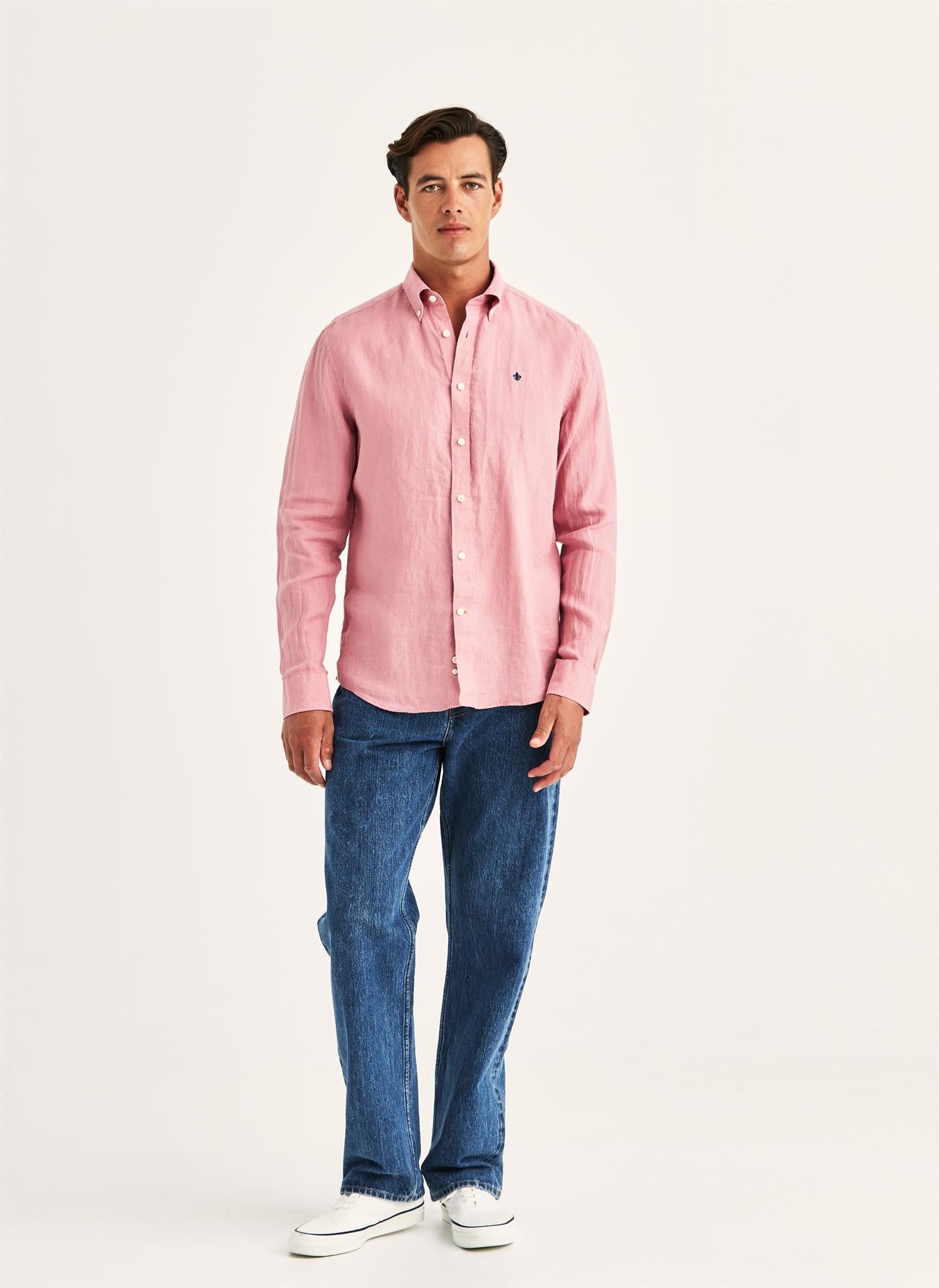 Douglas Linen Shirt-Classic Fit