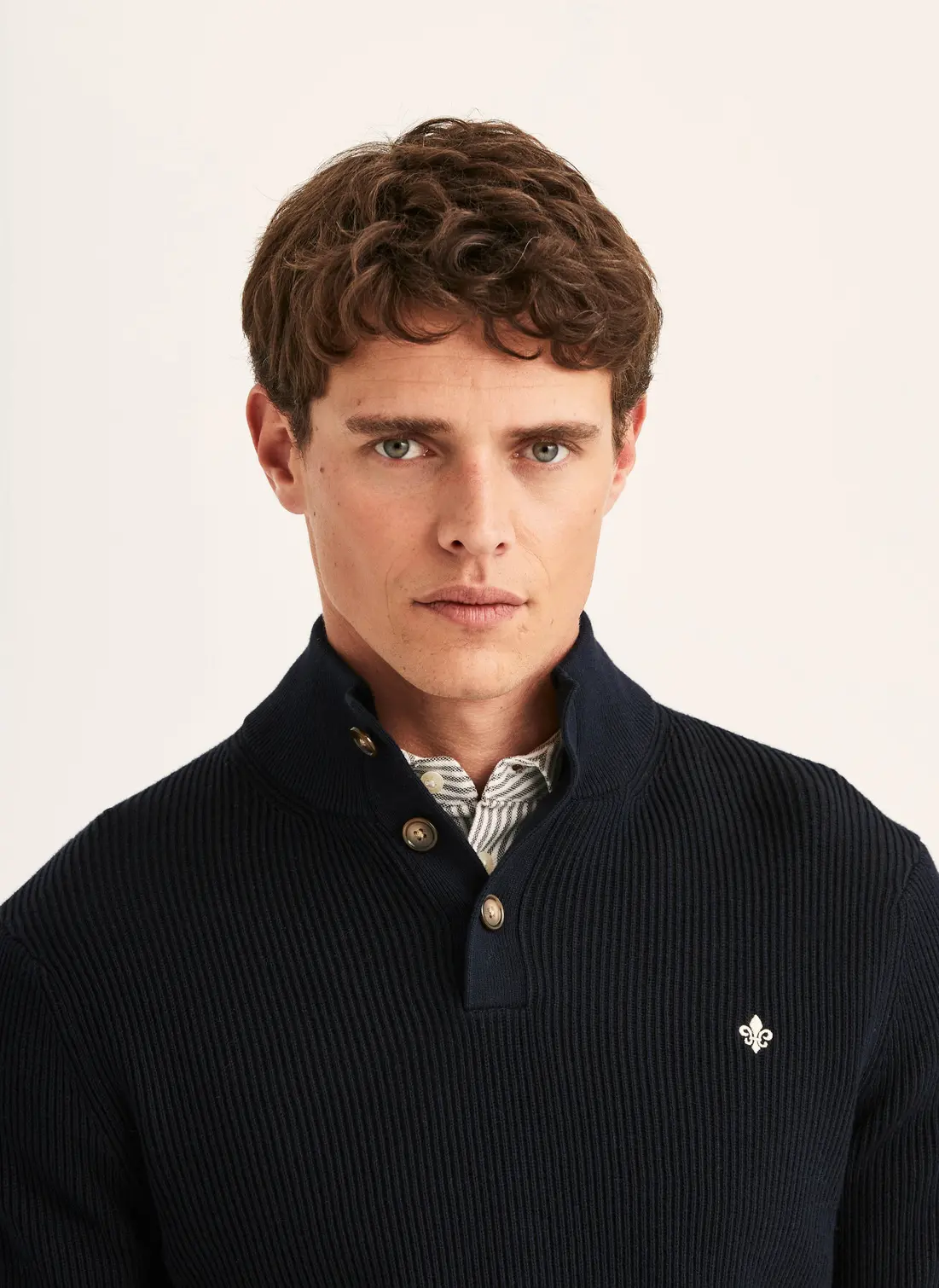 Niall Half Button Sweater