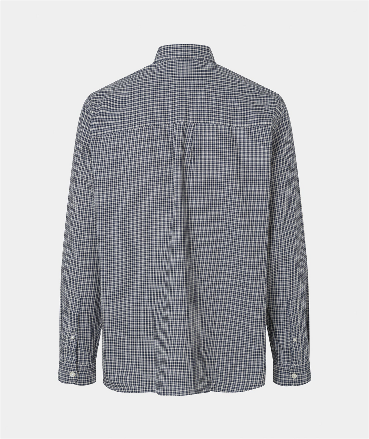 Relaxed LS Shirt - Navy Check
