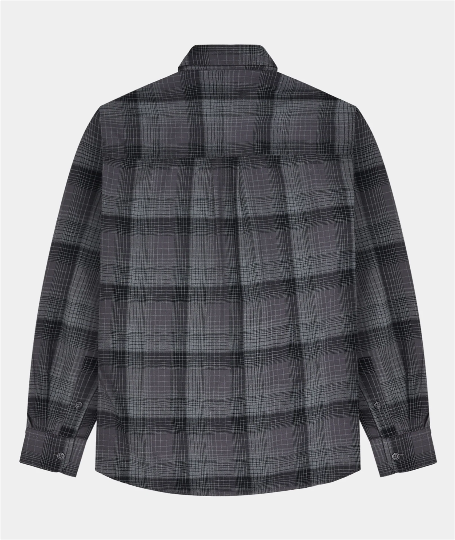 Relaxed LS Shirt - Flannel Charcoal Check