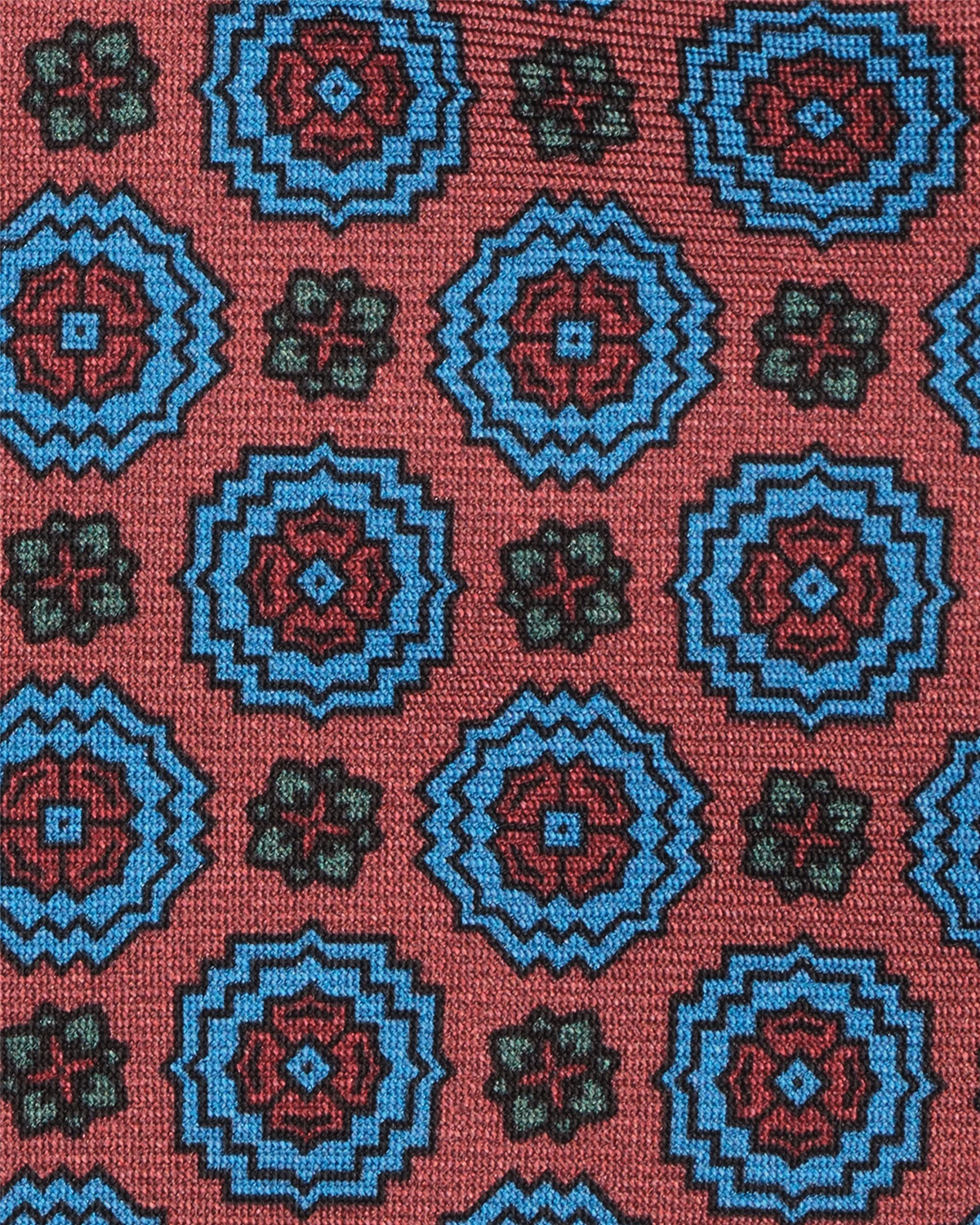 Artisan Floral Selftipped Italian Silk Tie