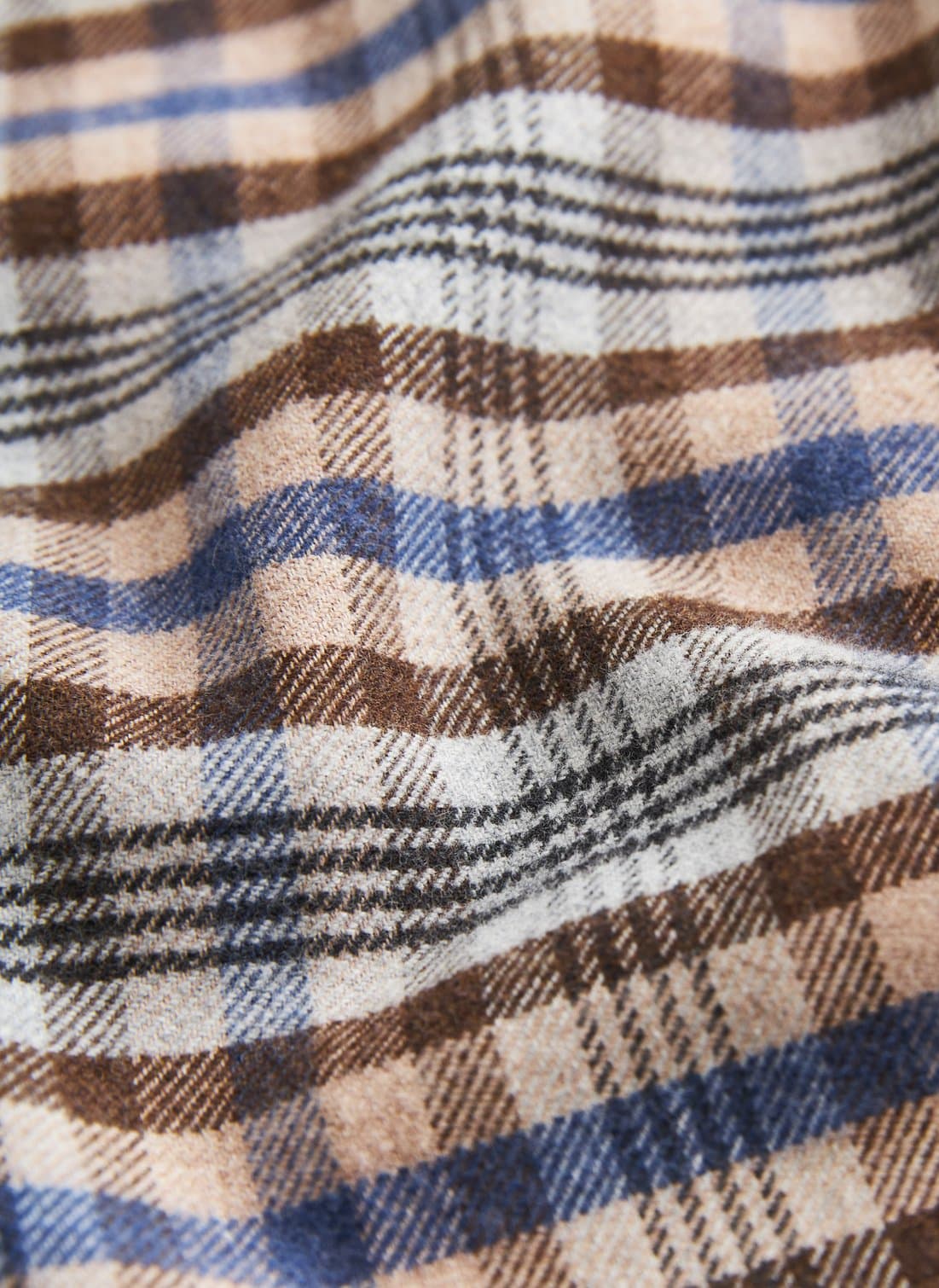 Flannel Check Shirt-Slim Fit