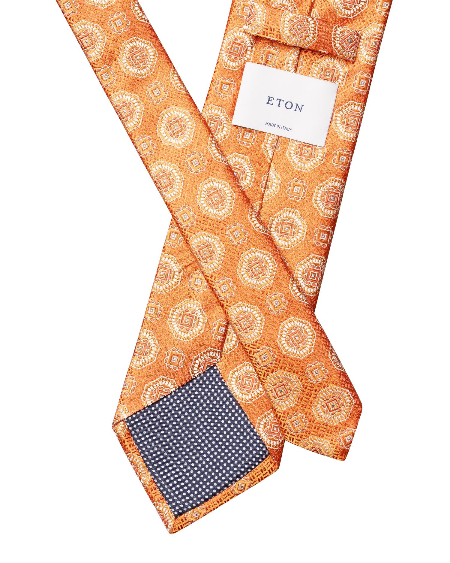 Medallion Woven Silk Tie