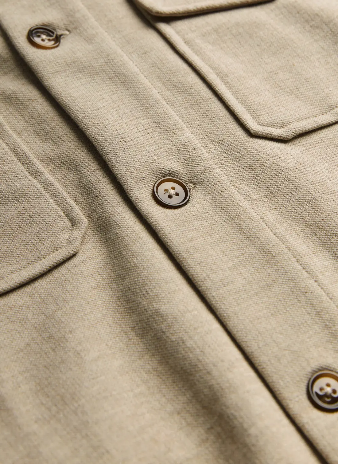 Andrew Piqué Jersey Overshirt