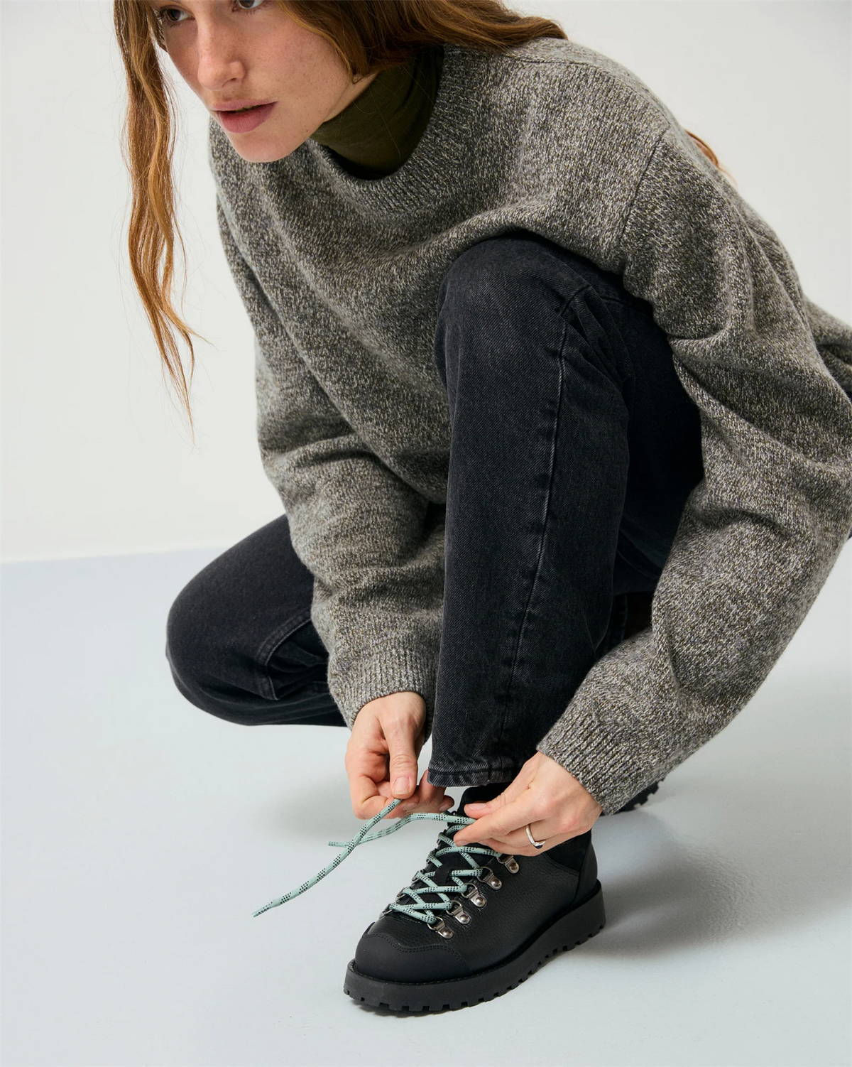 Dune Low - Black Tumbled Leather