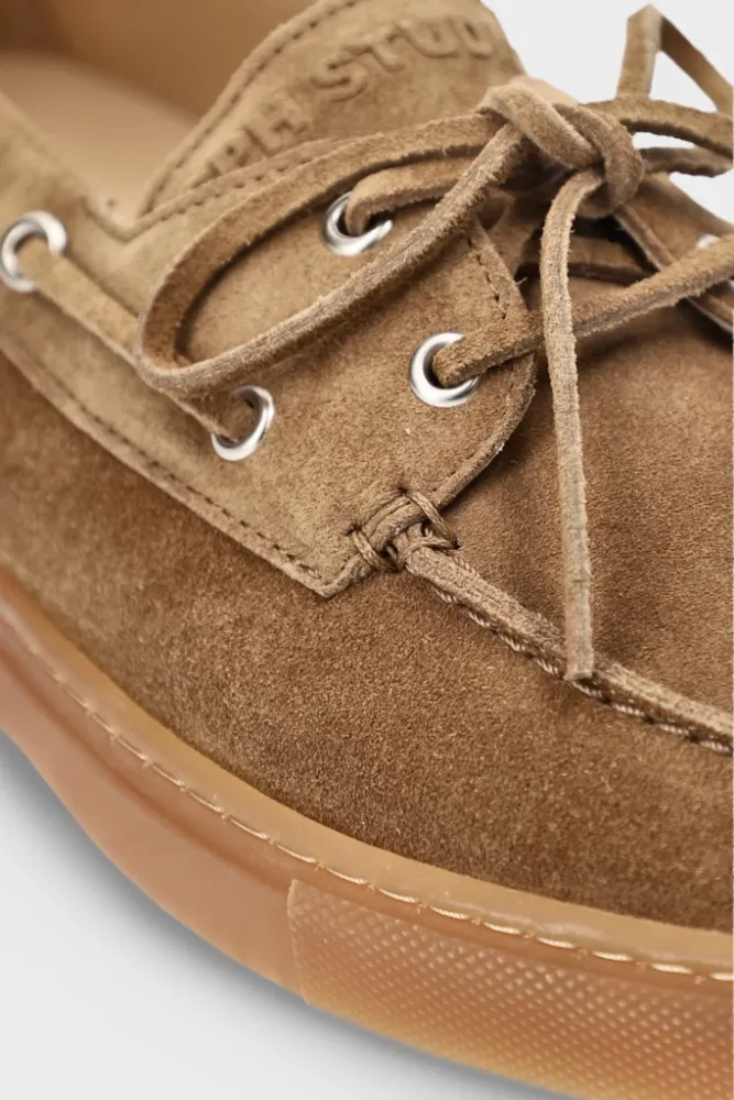 CPH160 Suede New Brown Båtsko