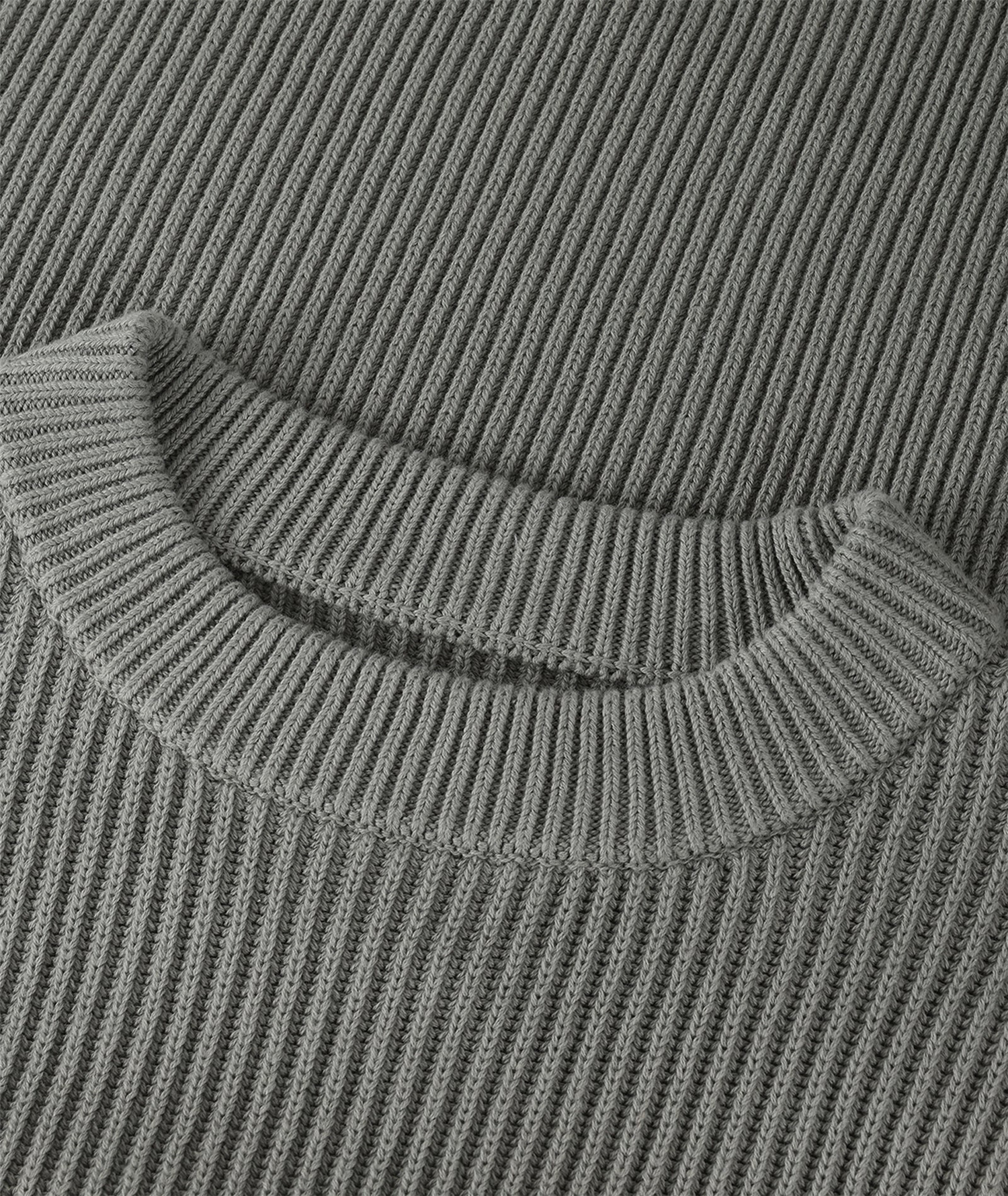 Boxy Cotton Knit - Dusty Green