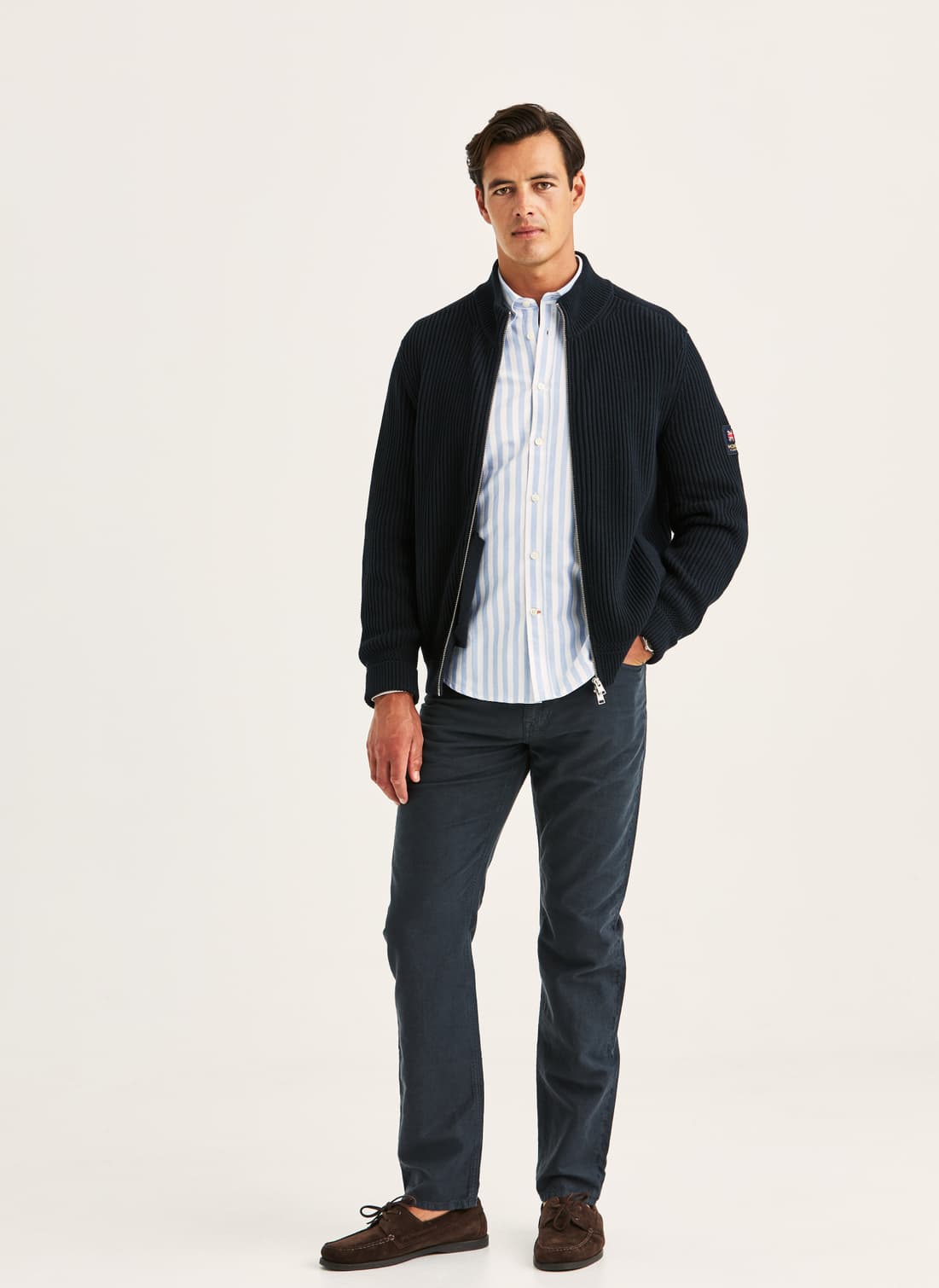 Brenton Zip Cardigan