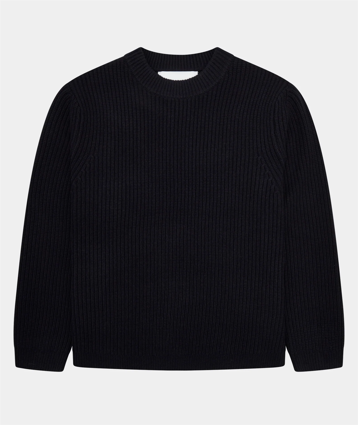 Boxy Wool Knit - Navy
