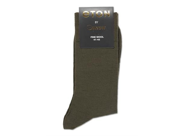 Eton Fine Wool Plain 6E2167 Olive 41-45