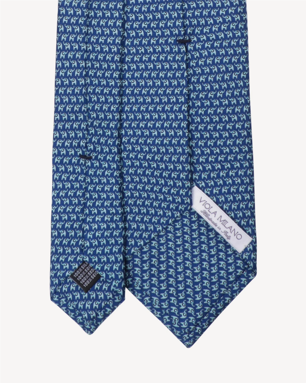 Animal Printed Selftipped Silk Tie