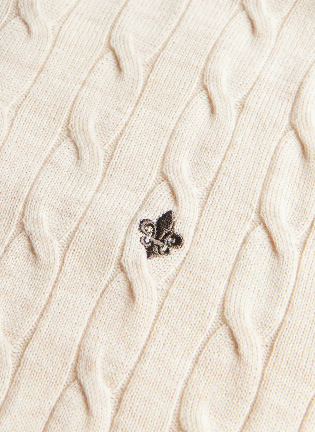Merino Cable Zip Cardigan