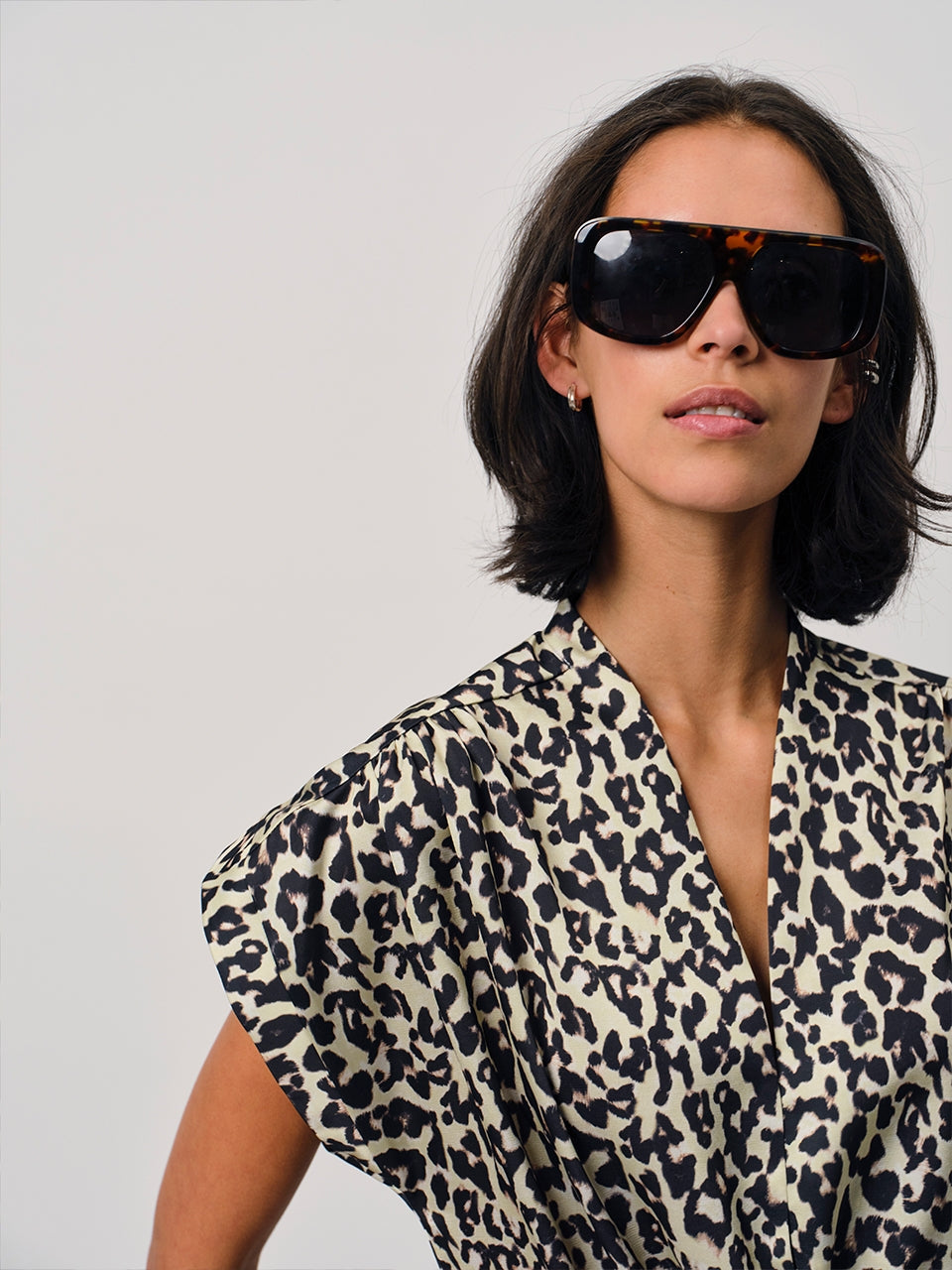 Oyana leopard printed jumpsuit