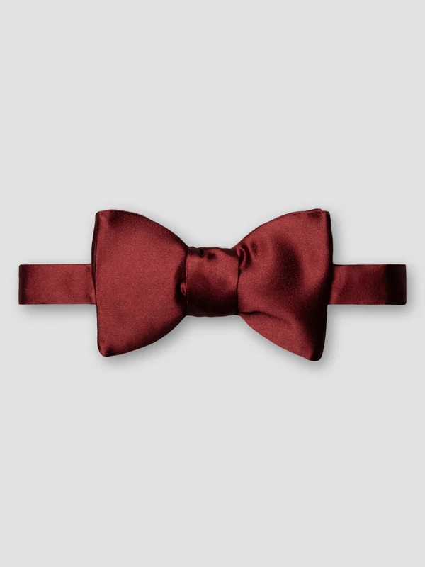 Silk Satin Bow Tie - Ready Tied