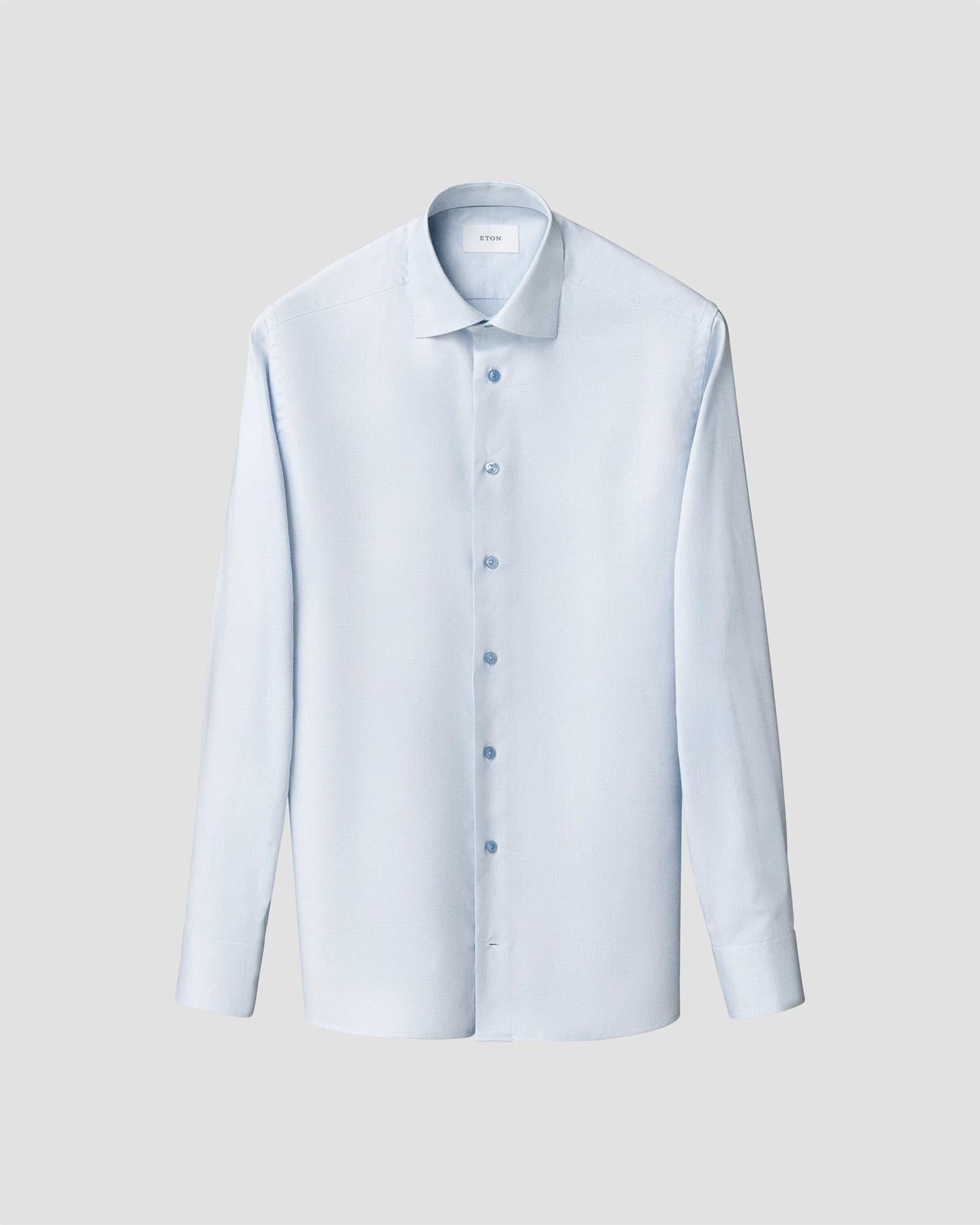 Slim Fit Semi Solid Twill Shirt