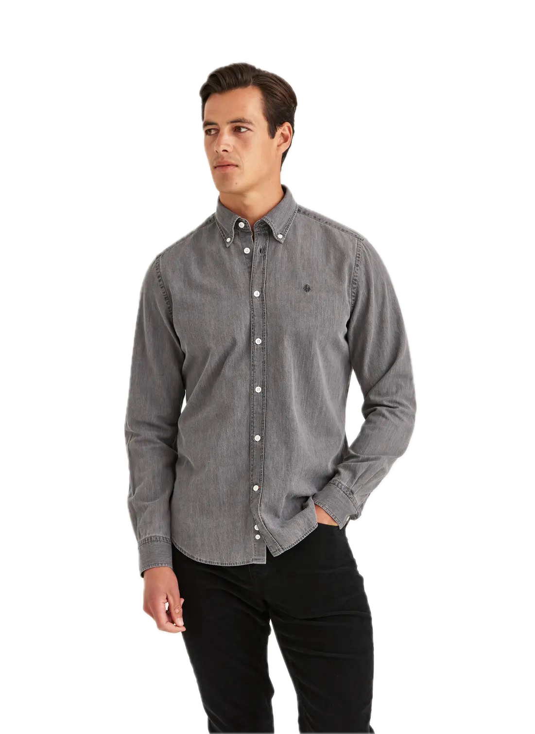 Light Denim Shirt-Slim Fit