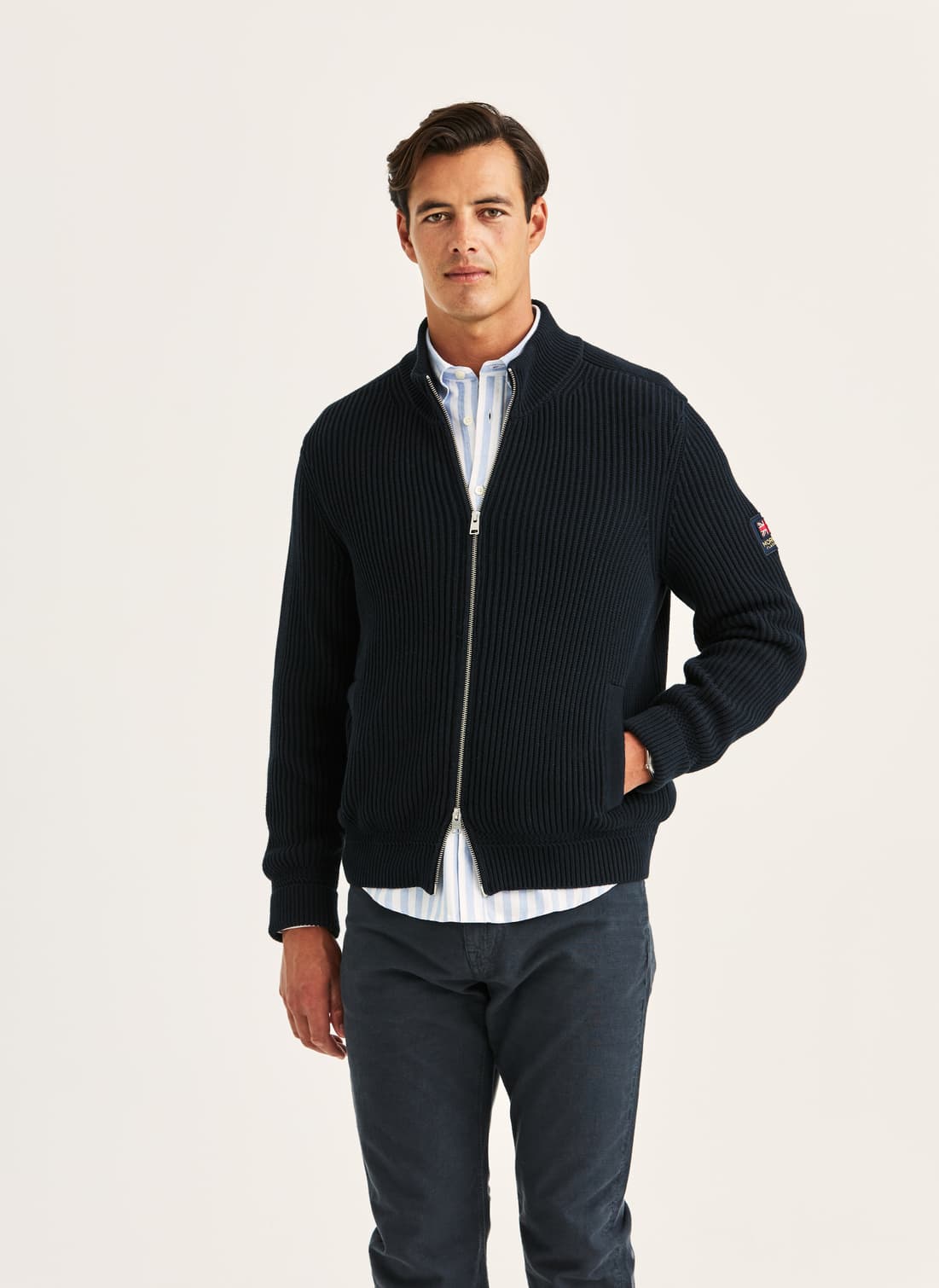 Brenton Zip Cardigan