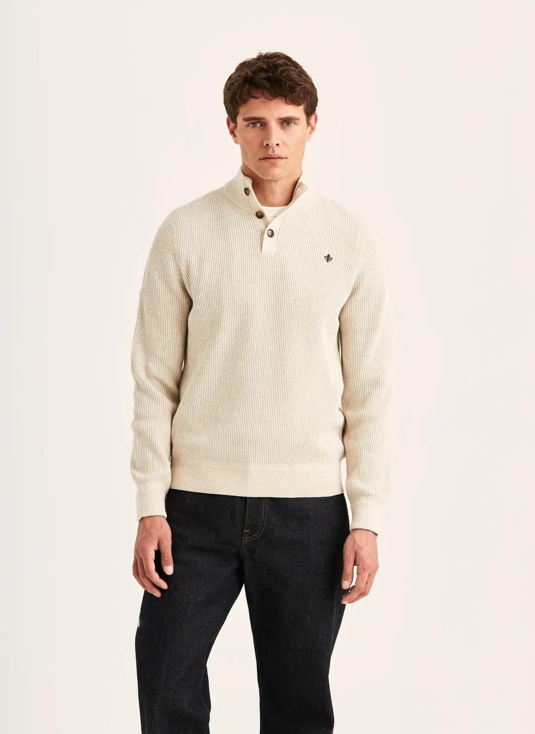 Niall Half Button Sweater