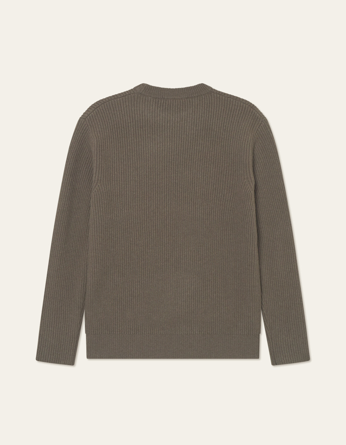 Eddie Wool Rib Crewneck Knit