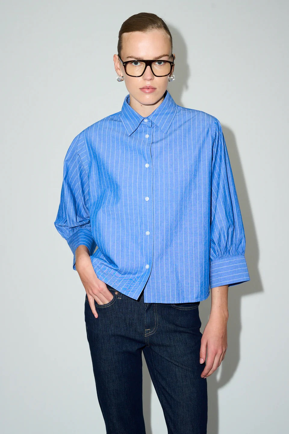 TRW-Hepburn shirt santa barbara stripe