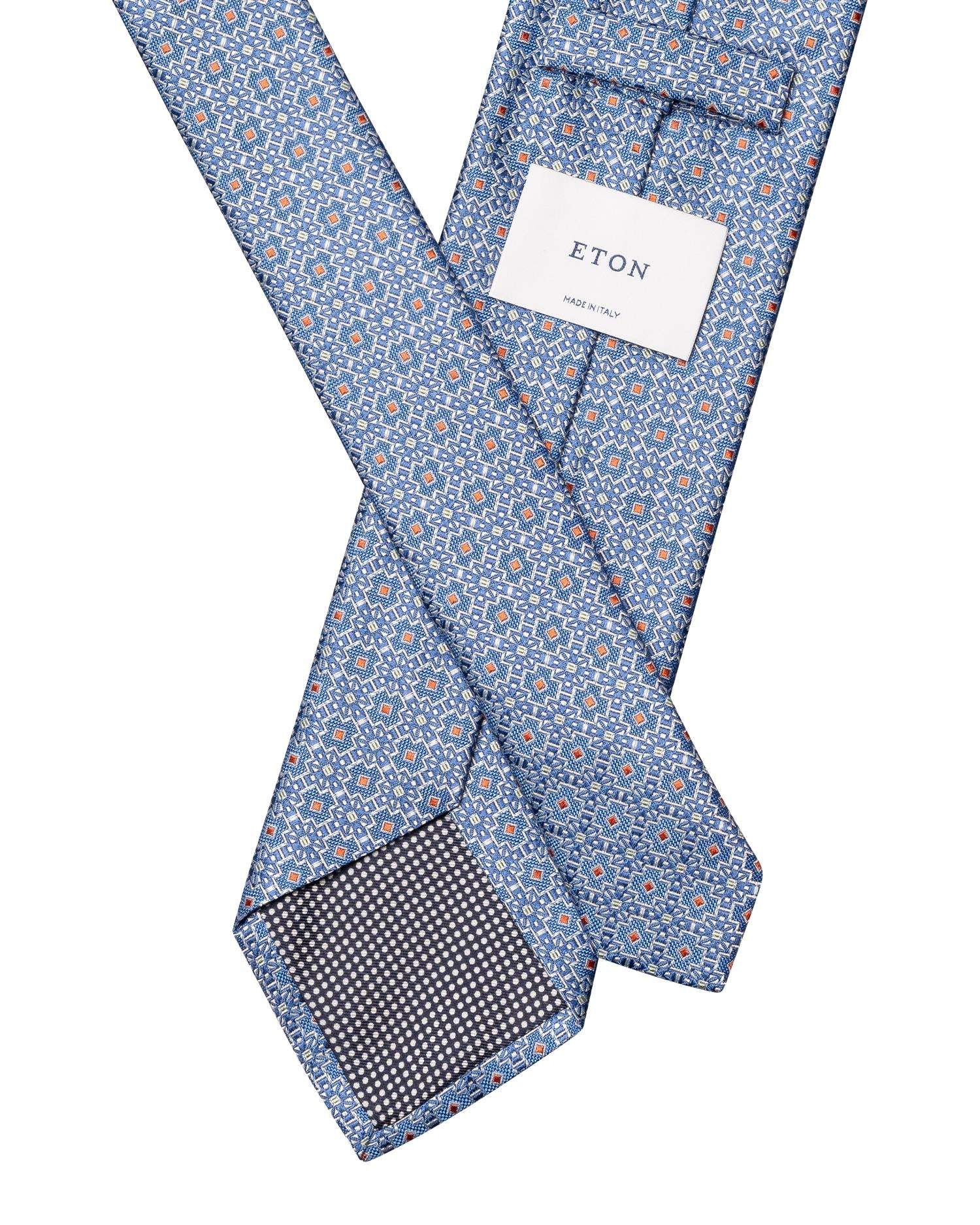 Medallion Woven Silk Tie