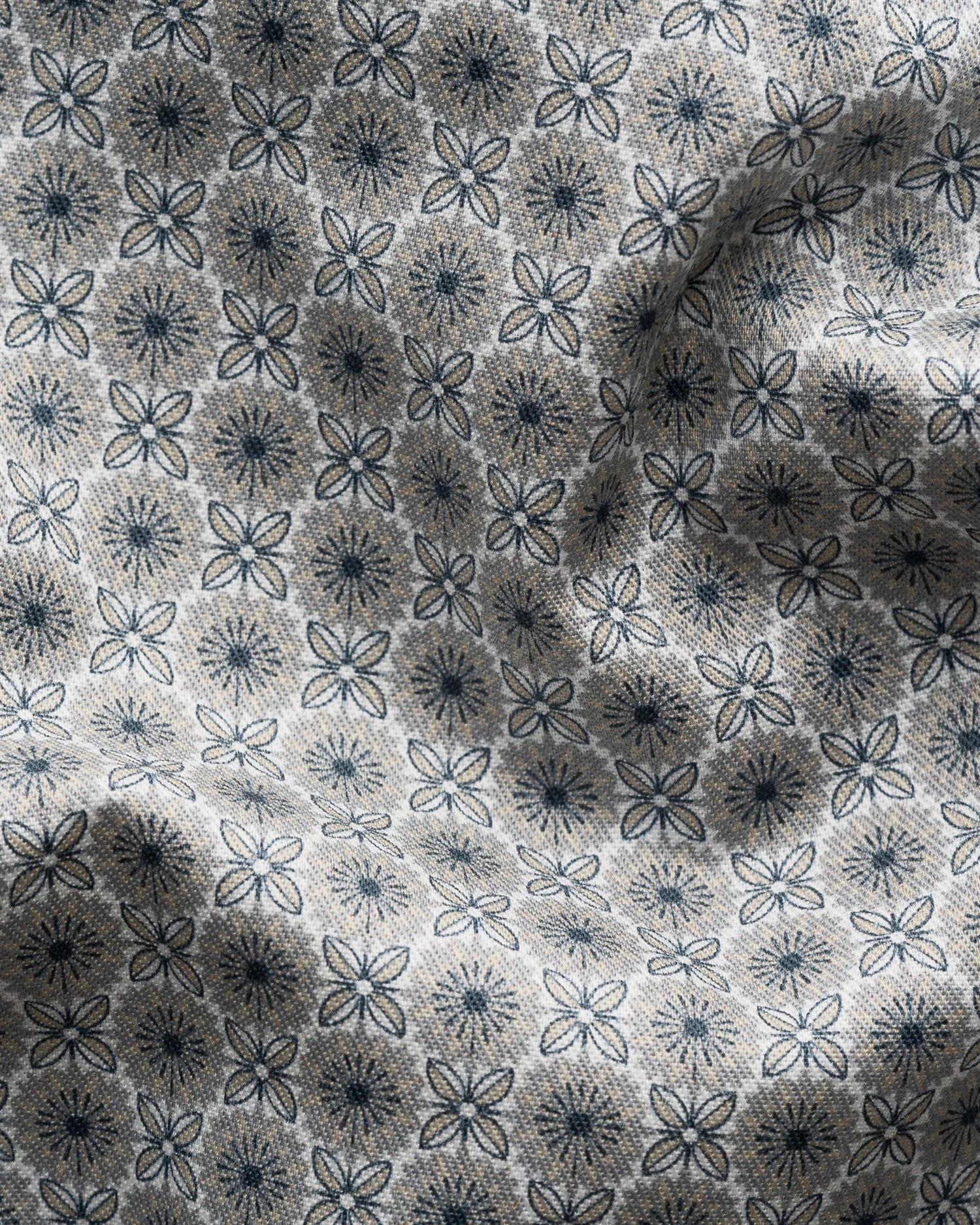 Slim Fit Micro Floral Print Shirt