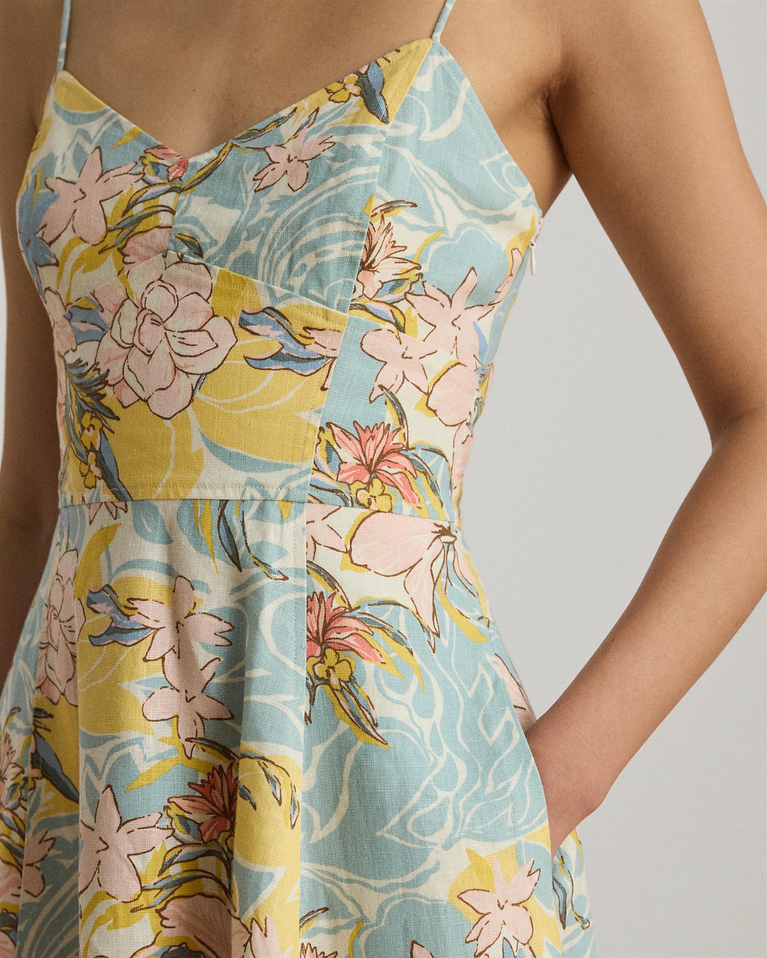 Woven Fit & Flare Dress